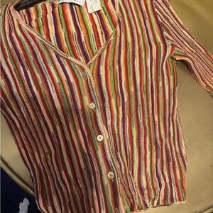 Missoni Multicolor Striped Cardigan